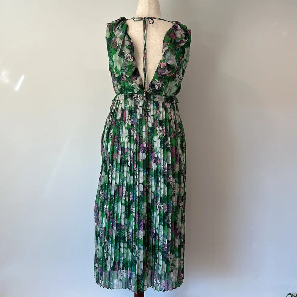 Adelyn Rae Addison Chiffon Floral Dress NWT - Picture 8 of 12